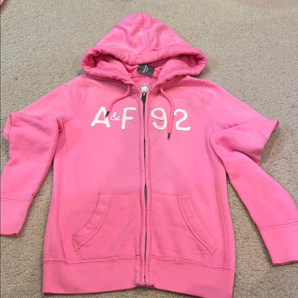 Abercrombie & Fitch Jackets & Blazers - Abercrombie & Fitch Kids Pink Hoodie